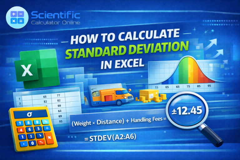 How to Calculate Standard Deviation in Excel Easily - Scientific ...