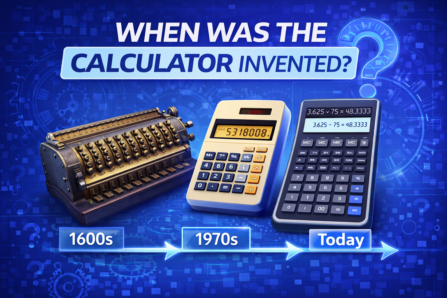 When Was the Calculator Invented? Full Timeline